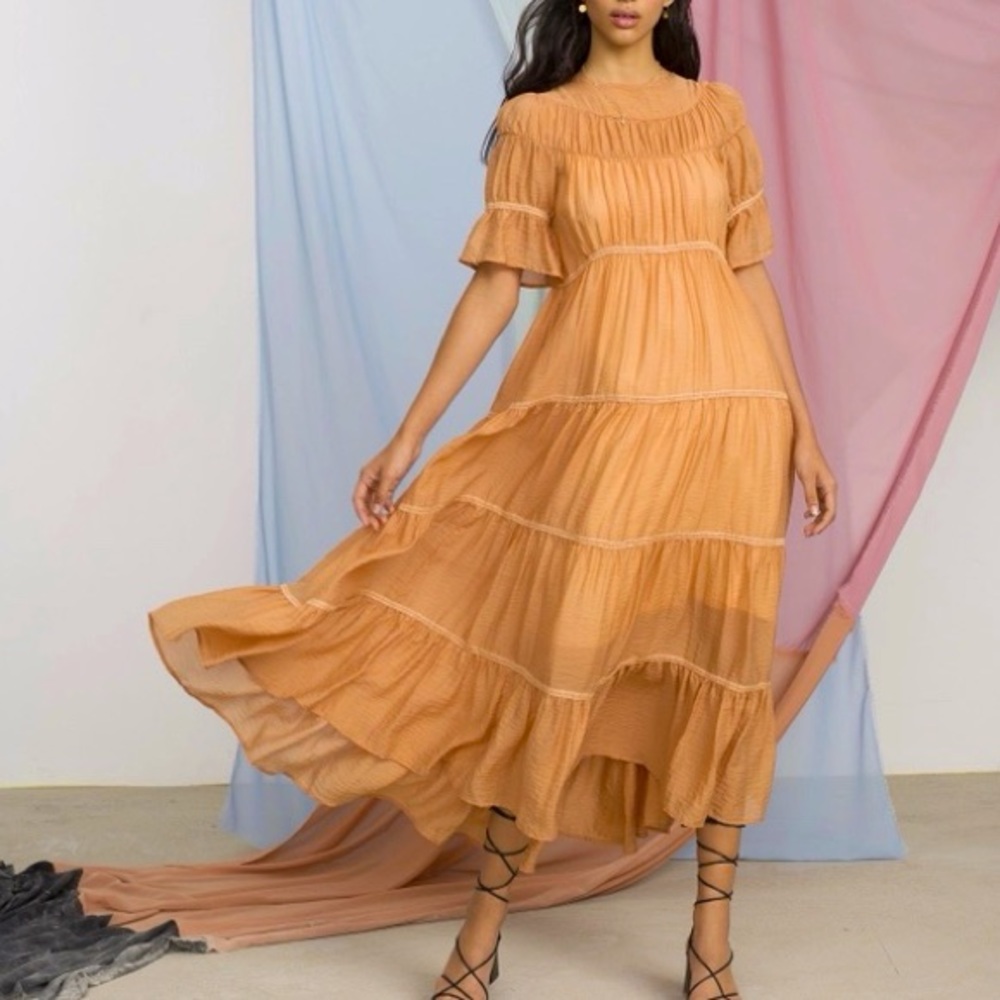NWT The Stella Tiered Maxi Dress (S, M, L)